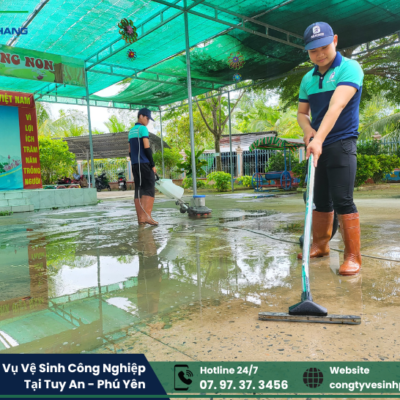 Dịch vụ vệ sinh công nghiệp tại Tuy An tỉnh Phú Yên Chuyên nghiệp
