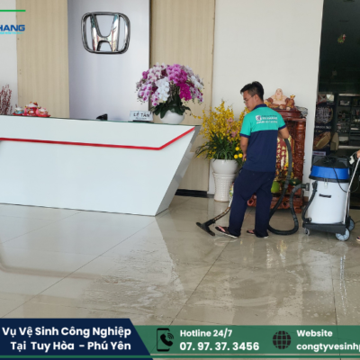 Dịch vụ vệ sinh công nghiệp tại Tuy Hòa, Phú Yên được nhiều khách tin dùng
